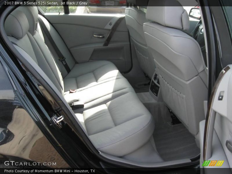 Jet Black / Grey 2007 BMW 5 Series 525i Sedan