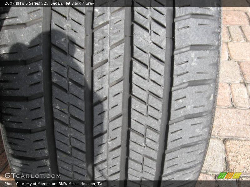 Jet Black / Grey 2007 BMW 5 Series 525i Sedan