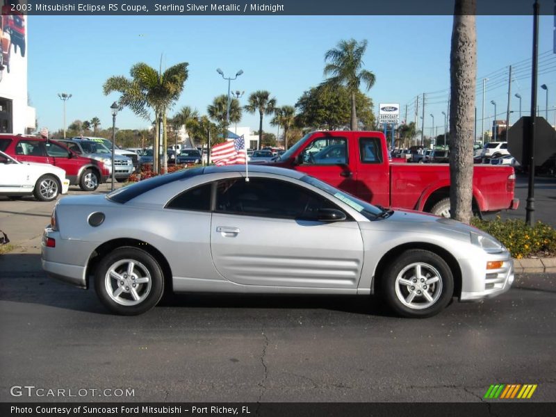 Sterling Silver Metallic / Midnight 2003 Mitsubishi Eclipse RS Coupe