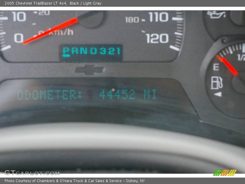 Black / Light Gray 2005 Chevrolet TrailBlazer LT 4x4