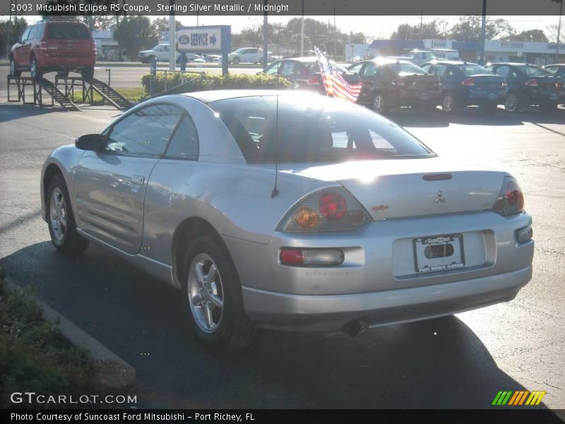 Sterling Silver Metallic / Midnight 2003 Mitsubishi Eclipse RS Coupe