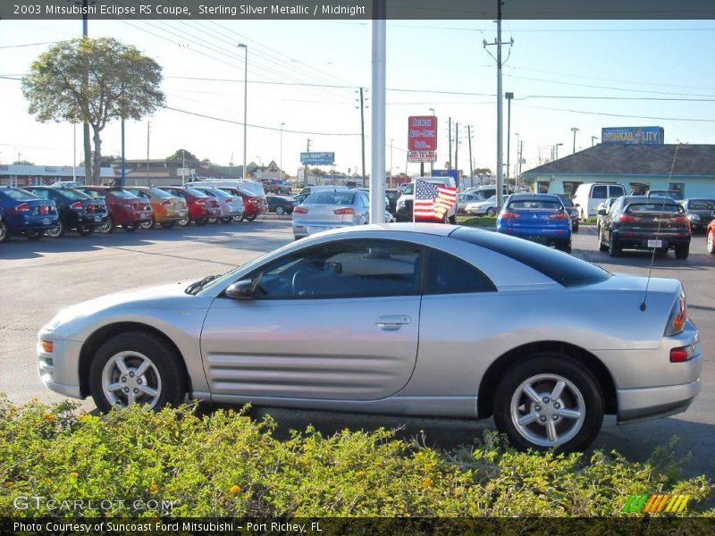 Sterling Silver Metallic / Midnight 2003 Mitsubishi Eclipse RS Coupe