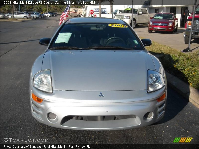 Sterling Silver Metallic / Midnight 2003 Mitsubishi Eclipse RS Coupe