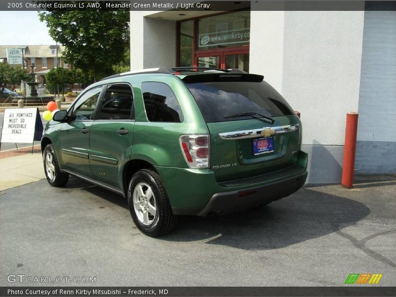 Meander Green Metallic / Light Gray 2005 Chevrolet Equinox LS AWD