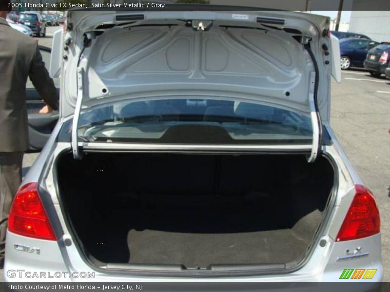 Satin Silver Metallic / Gray 2005 Honda Civic LX Sedan