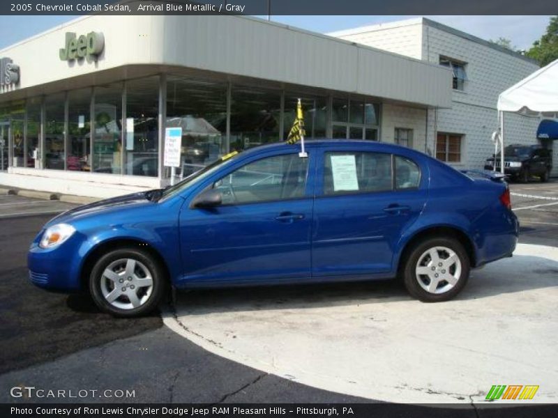 Arrival Blue Metallic / Gray 2005 Chevrolet Cobalt Sedan