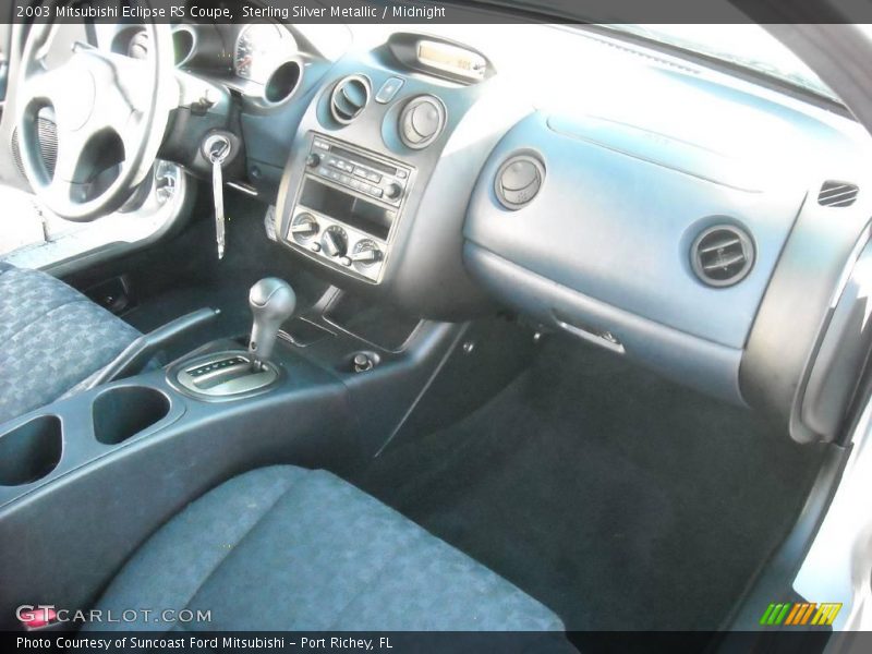 Sterling Silver Metallic / Midnight 2003 Mitsubishi Eclipse RS Coupe