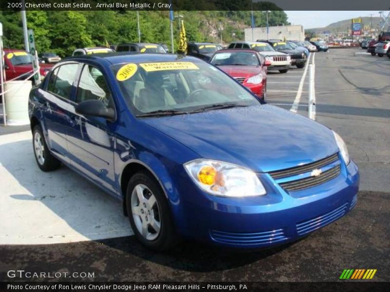 Arrival Blue Metallic / Gray 2005 Chevrolet Cobalt Sedan