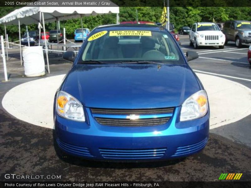 Arrival Blue Metallic / Gray 2005 Chevrolet Cobalt Sedan