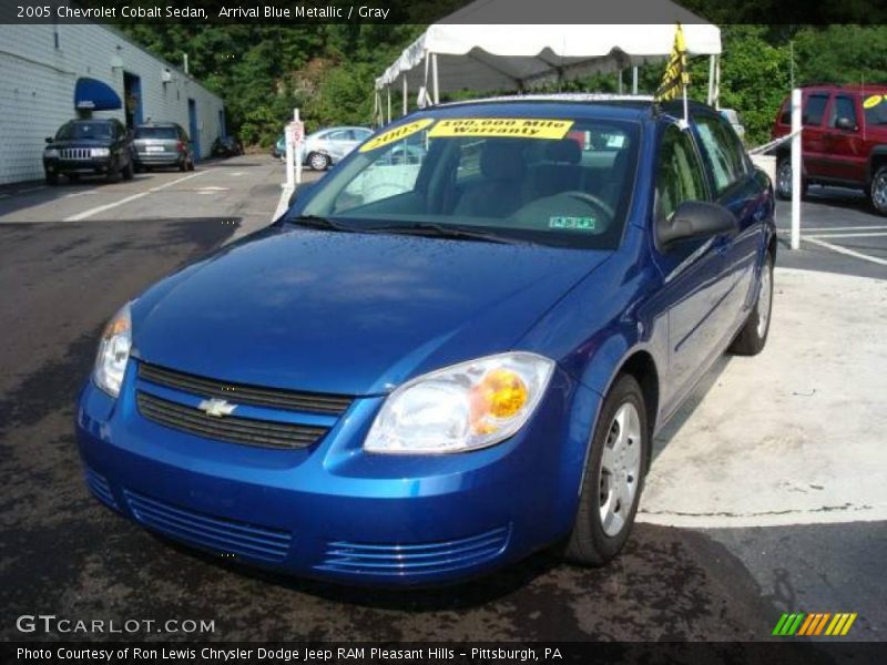 Arrival Blue Metallic / Gray 2005 Chevrolet Cobalt Sedan
