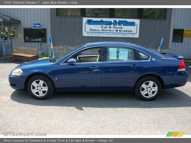Laser Blue Metallic / Gray 2006 Chevrolet Impala LT