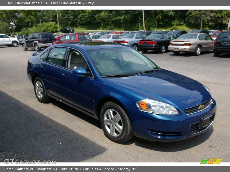 Laser Blue Metallic / Gray 2006 Chevrolet Impala LT