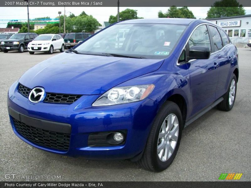 Electric Blue Mica / Sand 2007 Mazda CX-7 Touring