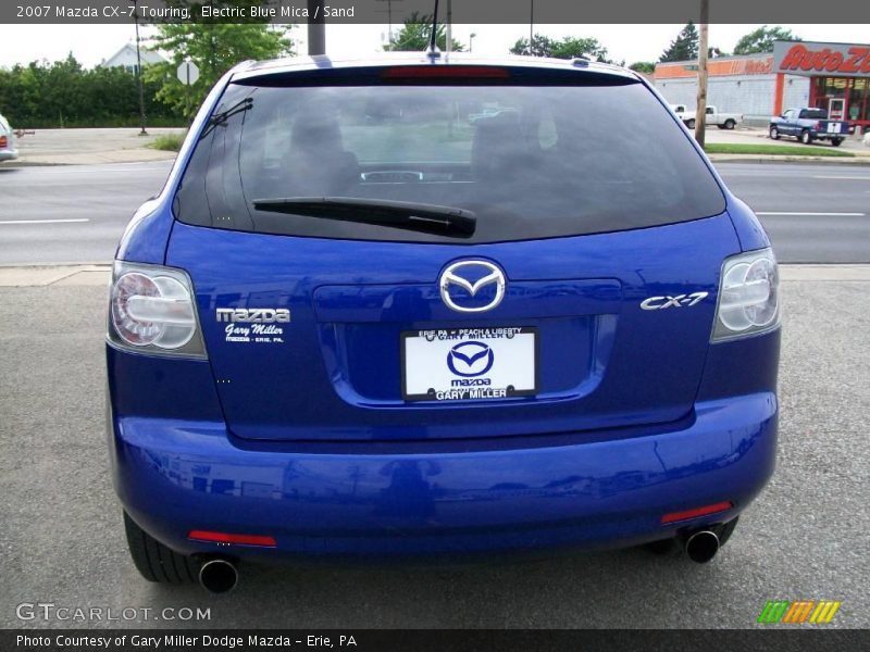 Electric Blue Mica / Sand 2007 Mazda CX-7 Touring