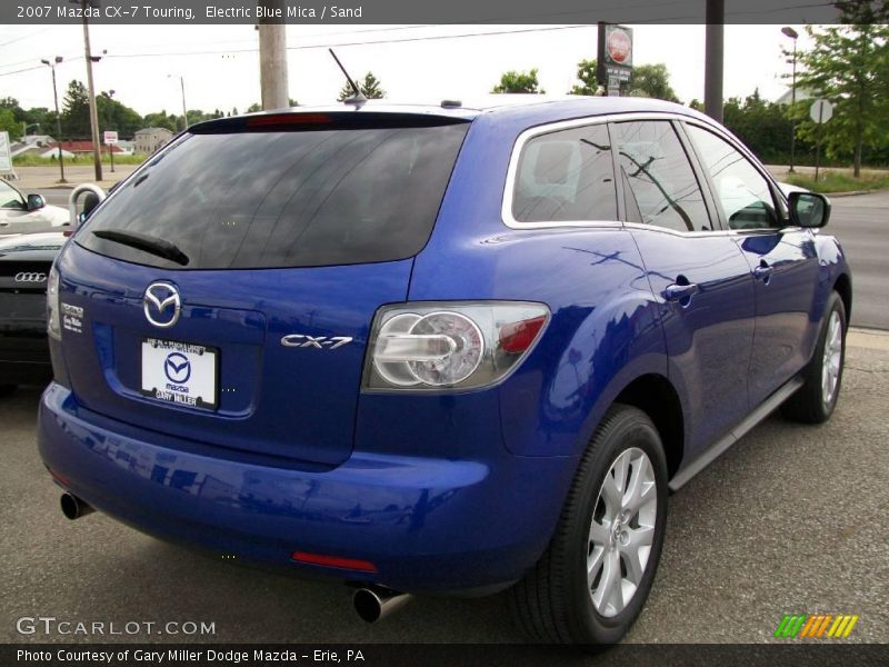Electric Blue Mica / Sand 2007 Mazda CX-7 Touring