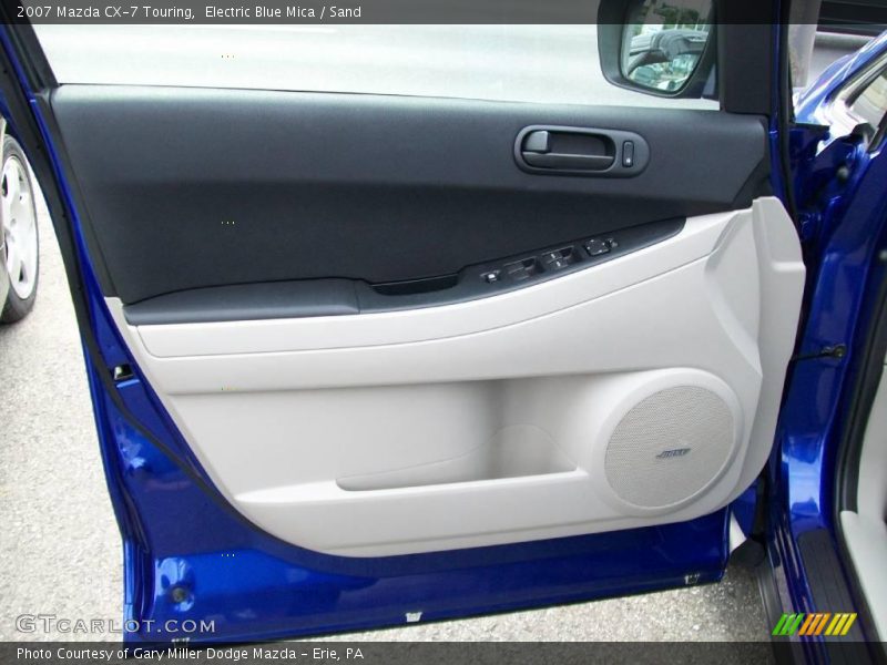 Electric Blue Mica / Sand 2007 Mazda CX-7 Touring