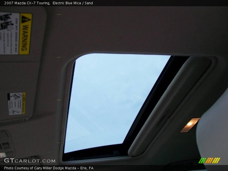 Electric Blue Mica / Sand 2007 Mazda CX-7 Touring