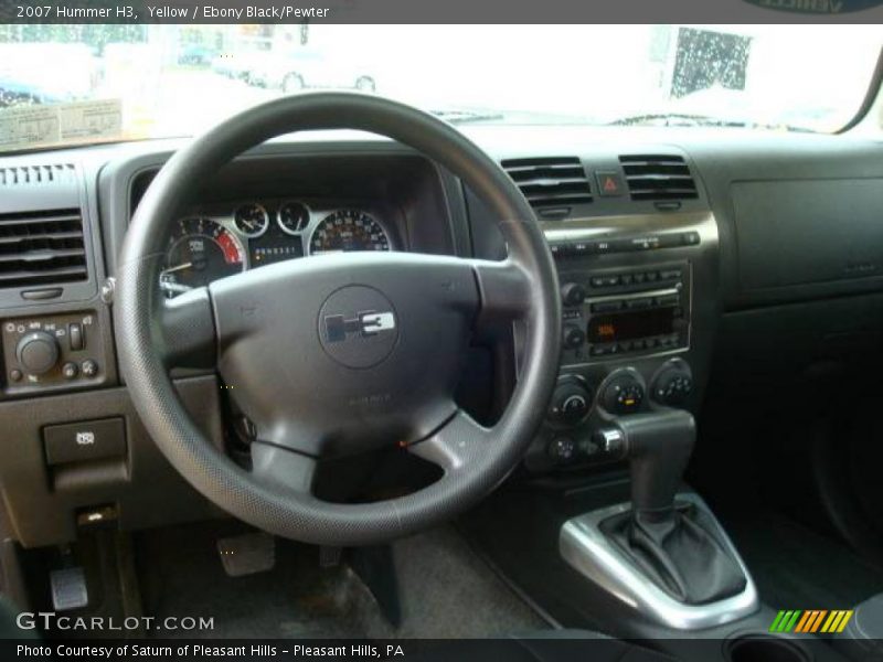 Yellow / Ebony Black/Pewter 2007 Hummer H3