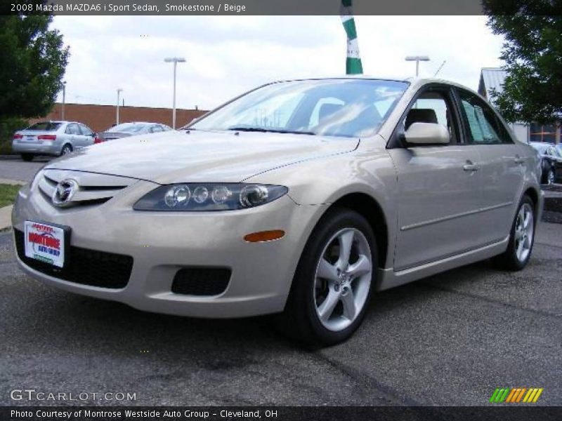 Smokestone / Beige 2008 Mazda MAZDA6 i Sport Sedan