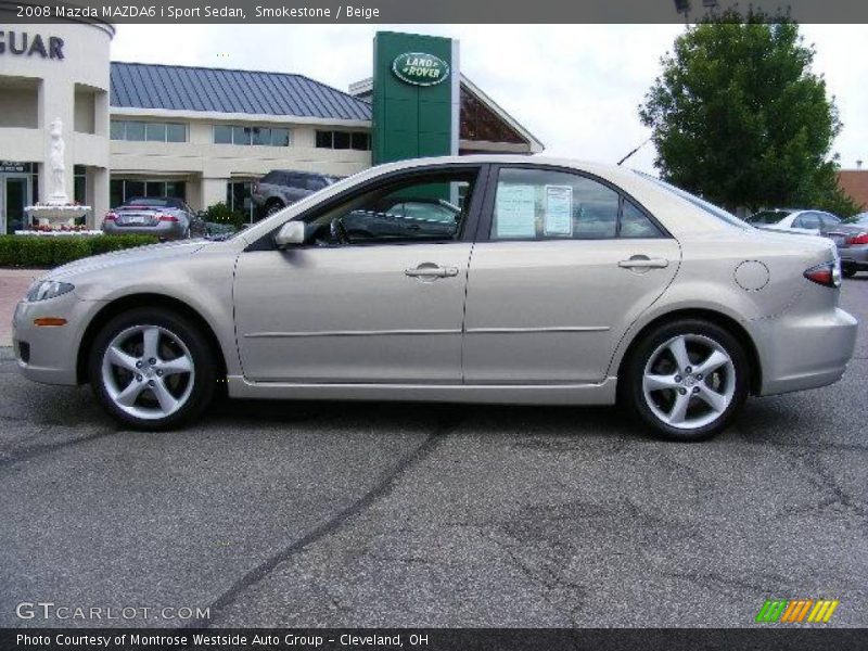 Smokestone / Beige 2008 Mazda MAZDA6 i Sport Sedan