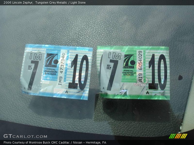Tungsten Grey Metallic / Light Stone 2006 Lincoln Zephyr