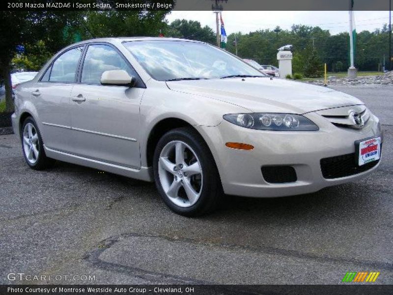 Smokestone / Beige 2008 Mazda MAZDA6 i Sport Sedan
