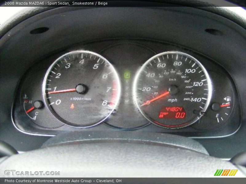 Smokestone / Beige 2008 Mazda MAZDA6 i Sport Sedan