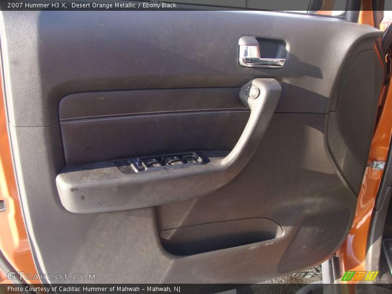 Desert Orange Metallic / Ebony Black 2007 Hummer H3 X
