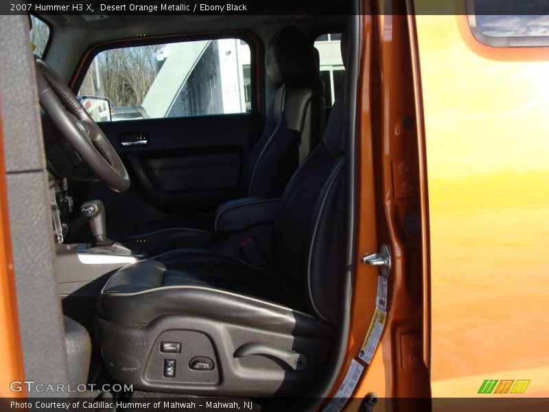 Desert Orange Metallic / Ebony Black 2007 Hummer H3 X