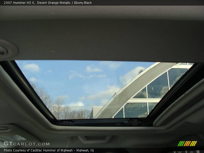 Desert Orange Metallic / Ebony Black 2007 Hummer H3 X