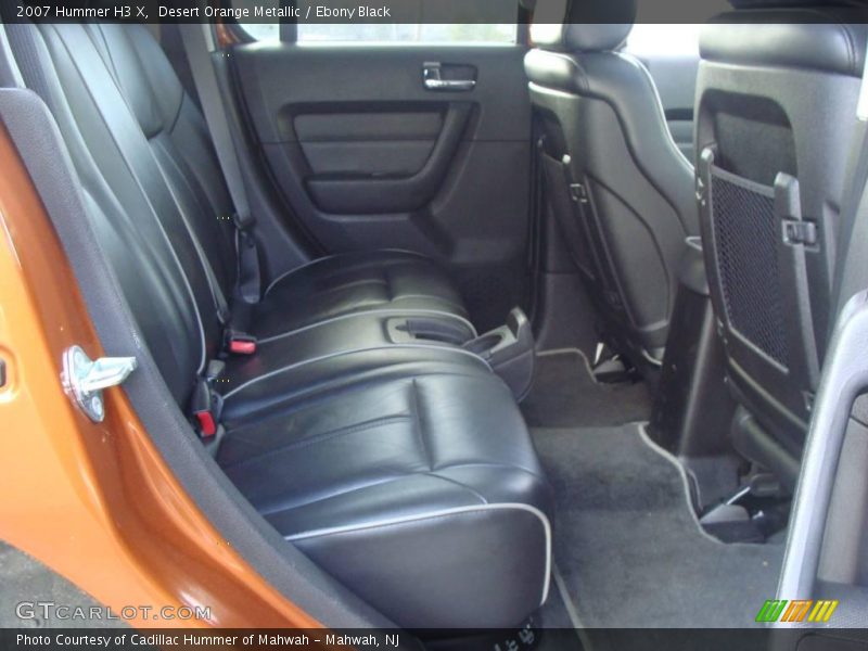 Desert Orange Metallic / Ebony Black 2007 Hummer H3 X