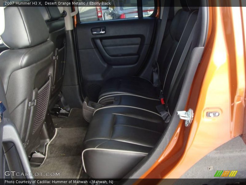 Desert Orange Metallic / Ebony Black 2007 Hummer H3 X