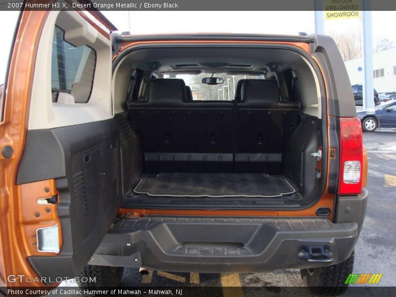 Desert Orange Metallic / Ebony Black 2007 Hummer H3 X