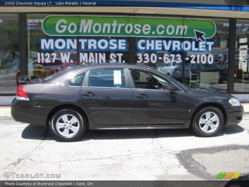 Slate Metallic / Neutral 2009 Chevrolet Impala LT