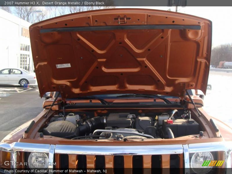 Desert Orange Metallic / Ebony Black 2007 Hummer H3 X