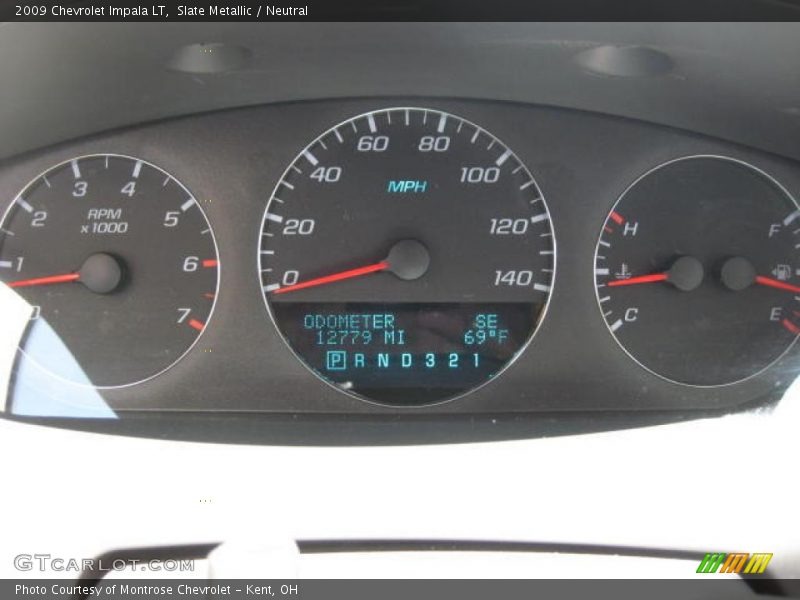 Slate Metallic / Neutral 2009 Chevrolet Impala LT