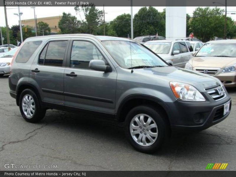 Pewter Pearl / Black 2006 Honda CR-V EX 4WD