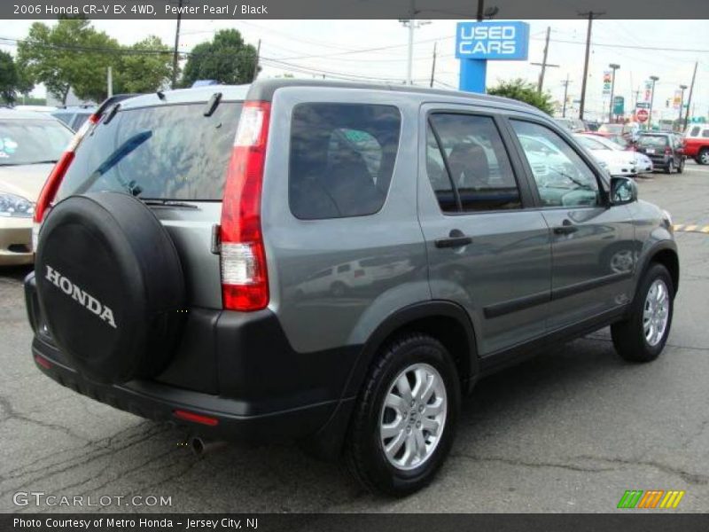 Pewter Pearl / Black 2006 Honda CR-V EX 4WD