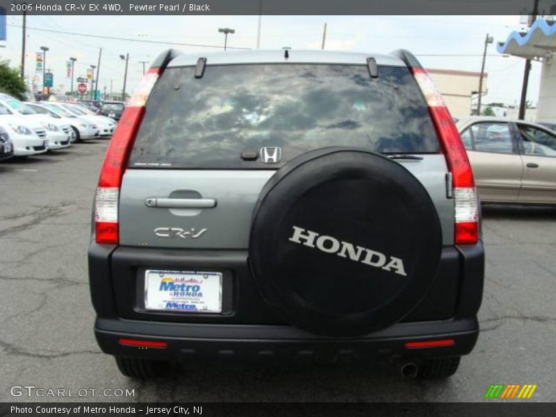 Pewter Pearl / Black 2006 Honda CR-V EX 4WD