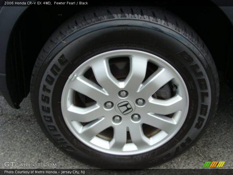 Pewter Pearl / Black 2006 Honda CR-V EX 4WD