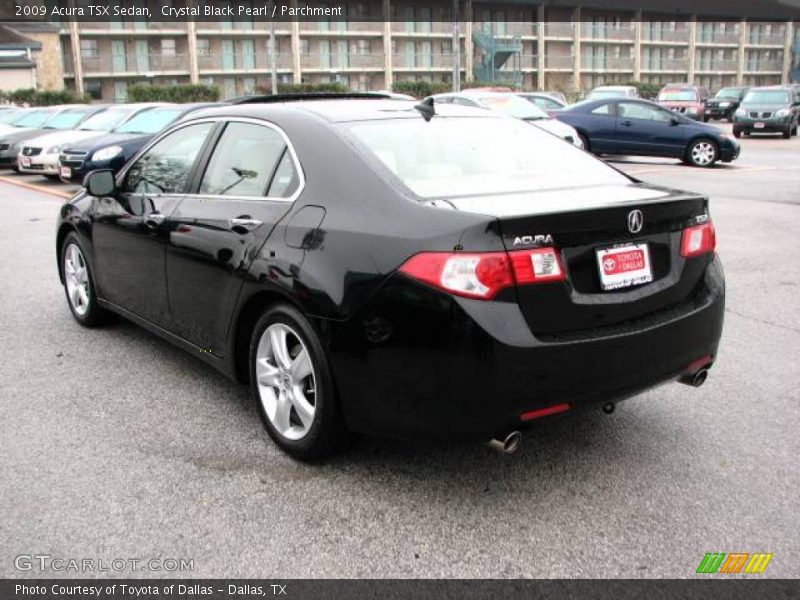Crystal Black Pearl / Parchment 2009 Acura TSX Sedan