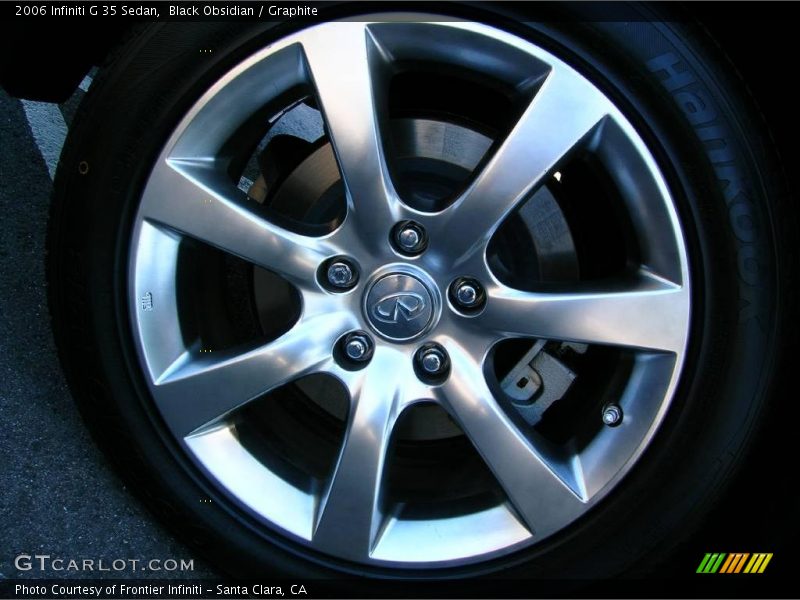 Black Obsidian / Graphite 2006 Infiniti G 35 Sedan