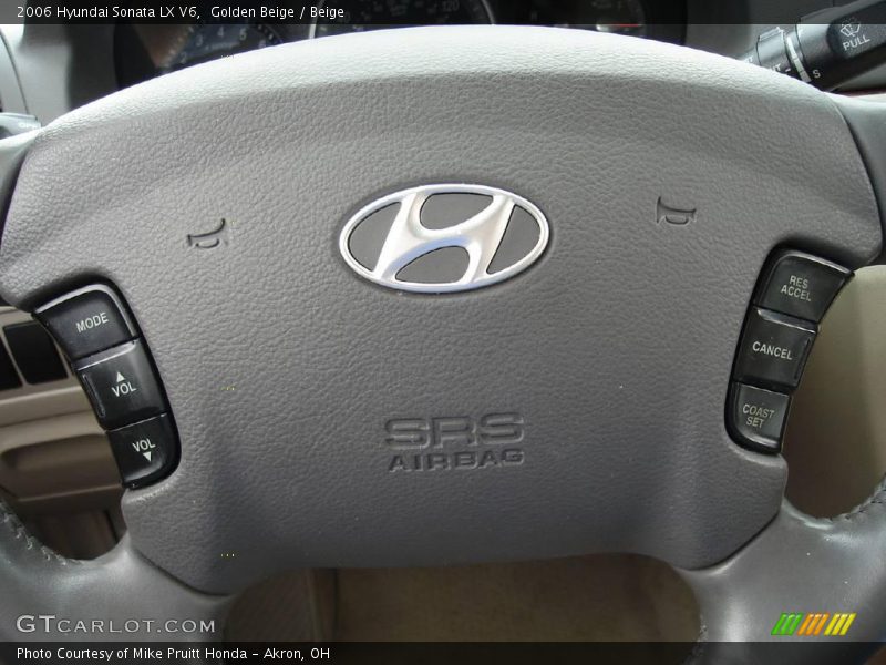 Golden Beige / Beige 2006 Hyundai Sonata LX V6