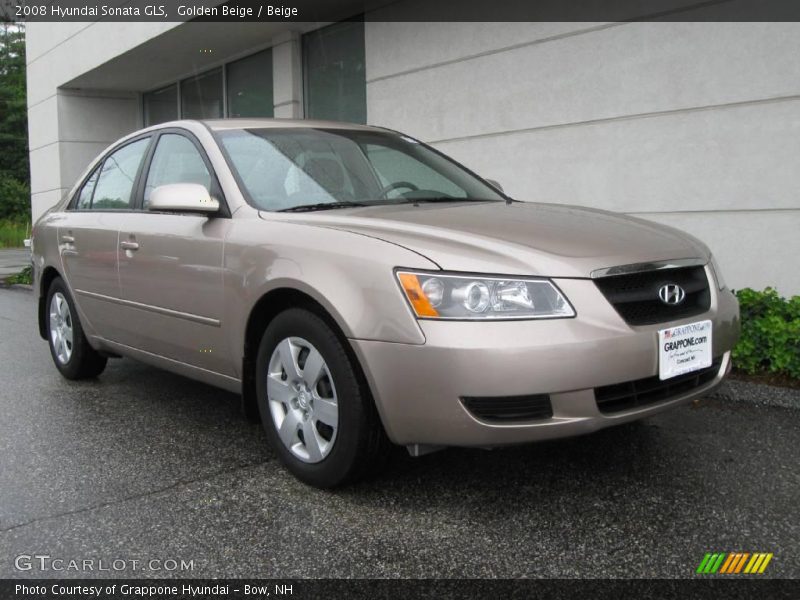 Golden Beige / Beige 2008 Hyundai Sonata GLS