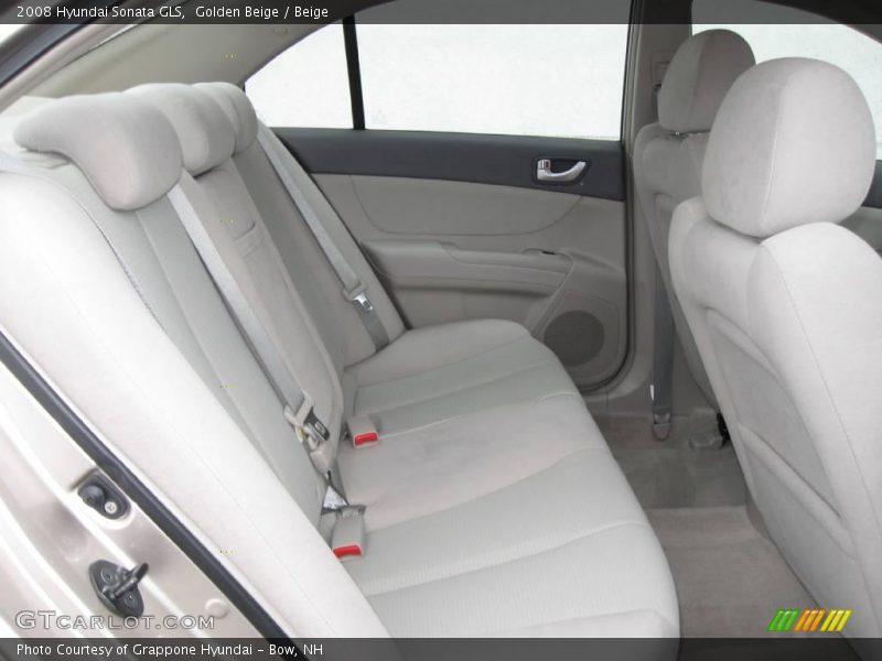 Golden Beige / Beige 2008 Hyundai Sonata GLS