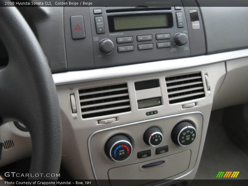 Golden Beige / Beige 2008 Hyundai Sonata GLS