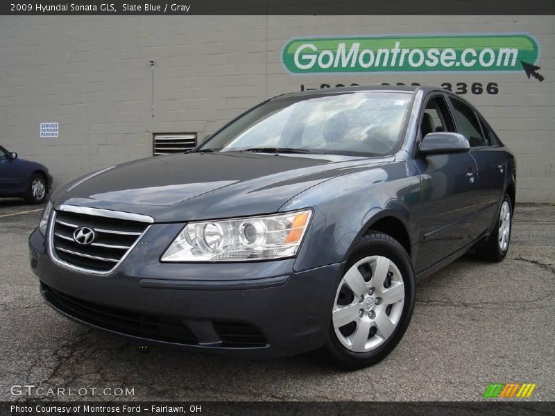 Slate Blue / Gray 2009 Hyundai Sonata GLS