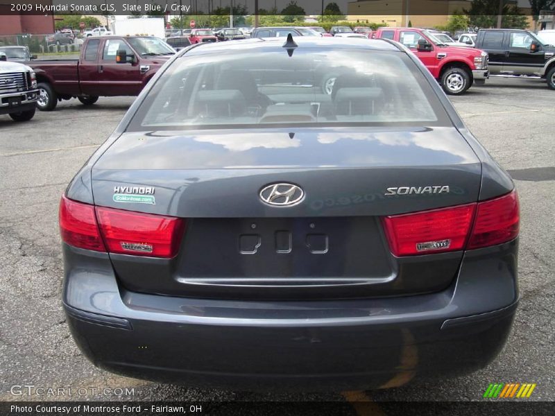 Slate Blue / Gray 2009 Hyundai Sonata GLS