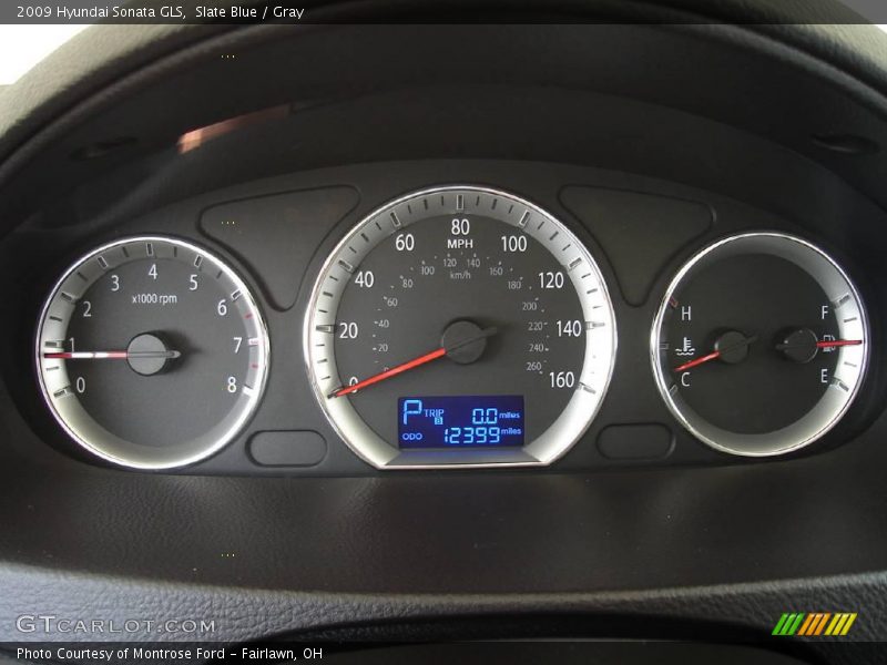 Slate Blue / Gray 2009 Hyundai Sonata GLS