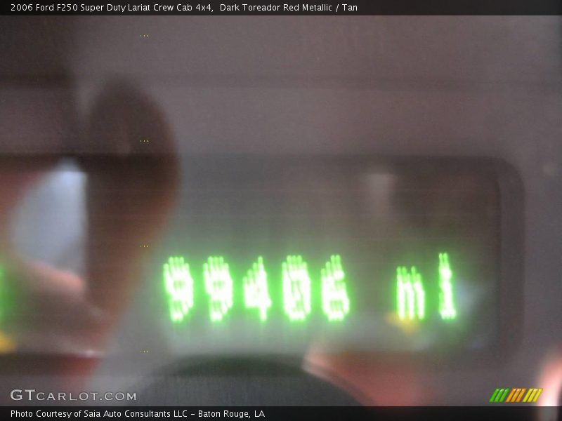 Dark Toreador Red Metallic / Tan 2006 Ford F250 Super Duty Lariat Crew Cab 4x4